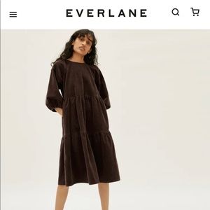 Everlane Tiered Corduroy Dress